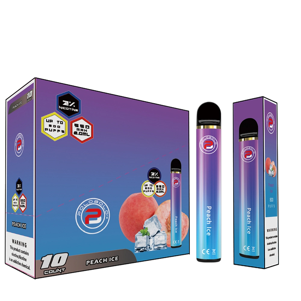 Одноразовые ароматизированные персики оптовые продажи Е зарядное устройство Ivape Electronic Cigarette Манжеты для пера Wape