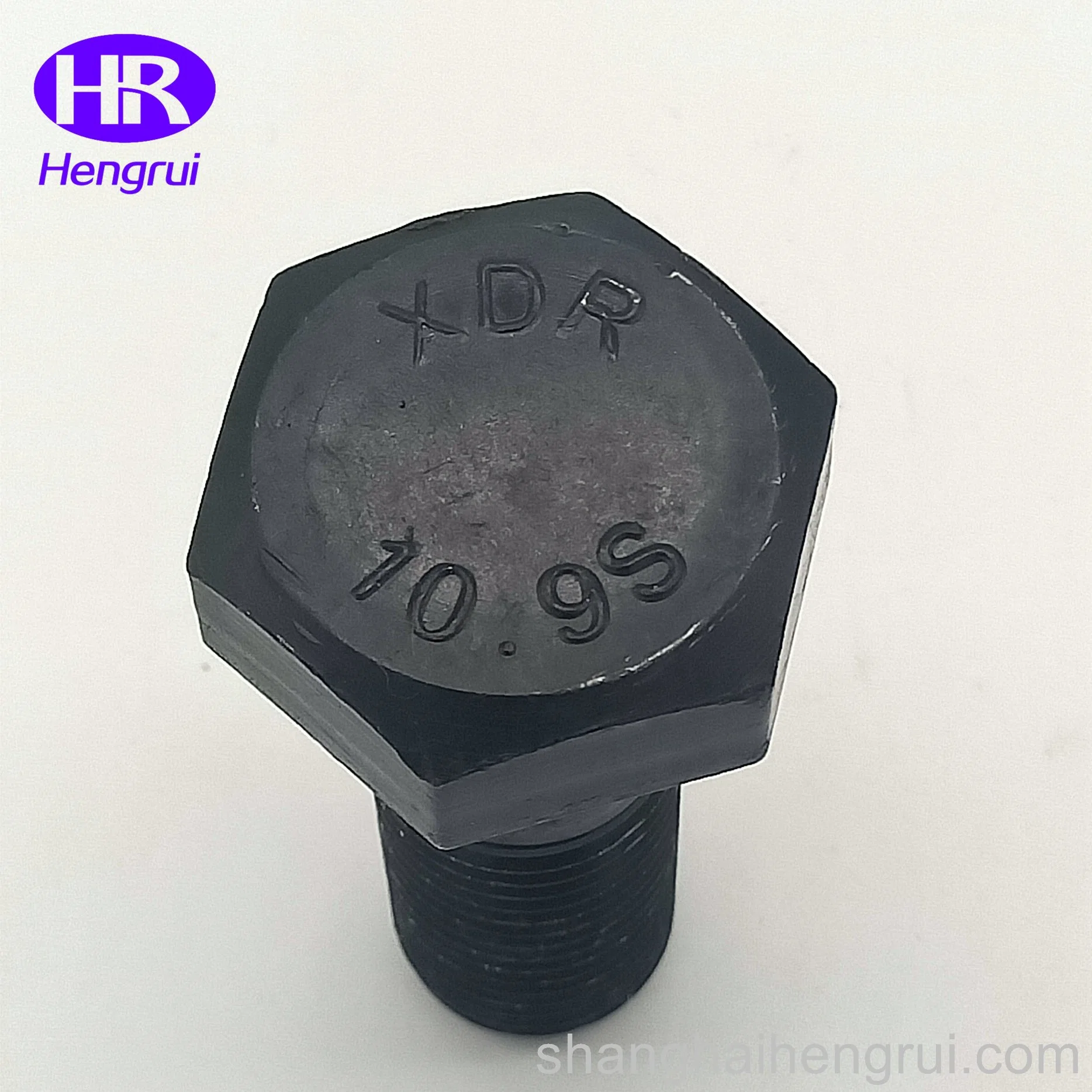 Hex Bolt High Strength OEM/ODM Fastener DIN933/931 Steel Hex Cap Screw with Blue Zinc White Zinc