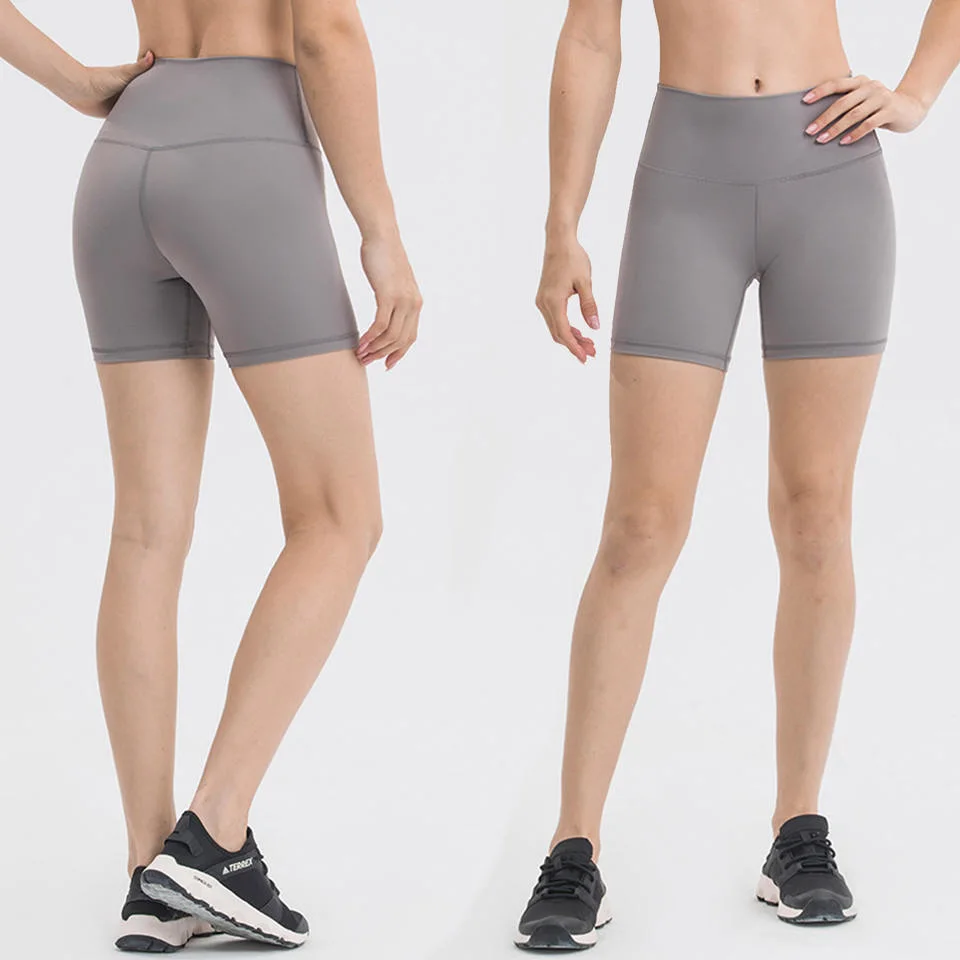 2023 New Style Sommer Yoga Shorts Hohe Taille Hüftlifting Damen Laufshorts Mit Tunnelzug Für Fitness