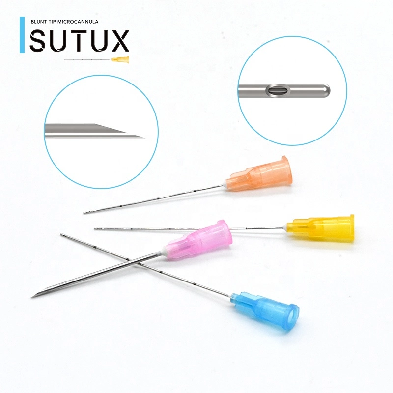 Sutux Manufacture Filler Injection Blunt Micro Canula Needle Injection with High quality/High cost performance 