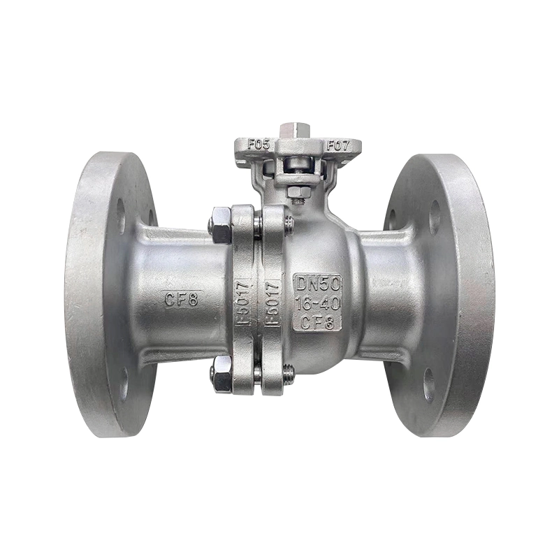 Pneumatic Electric Manual 304/316 Stainless Steel High Platform Flange Ball Valve