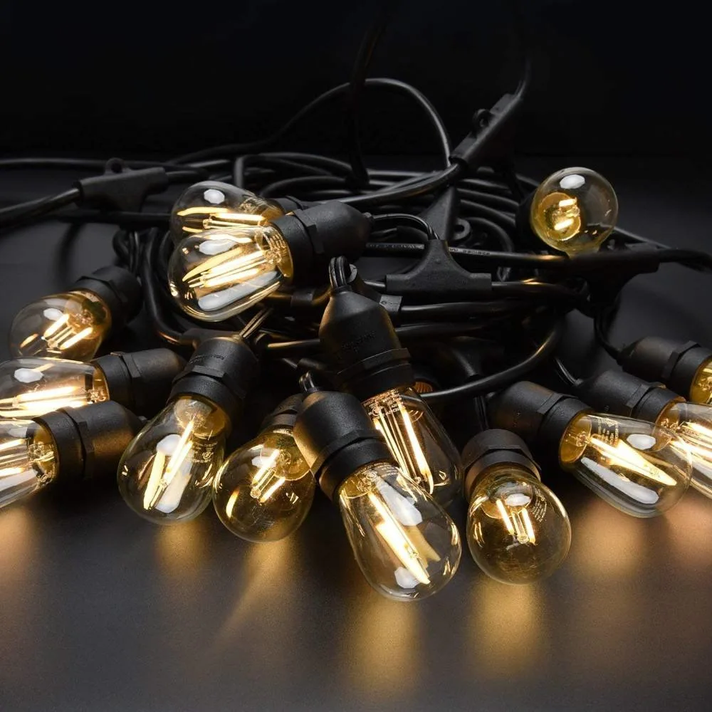 Conjunto de LED IP65 impermeável Garland para exterior, 10 m, árvore de Natal Custom regular Light Commercial String 230V UK Plug