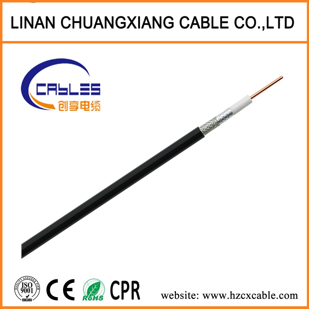 Coaxial RG6 Copper Wire for CCTV Signal Cable Communication Cable Data Cable TV Cable Cu/CCS/CCA