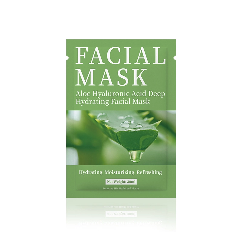 Wholesale/Supplier Face Care Cosmetics Aloe Hyaluronic Acid Deep Hydrating Facial Mask