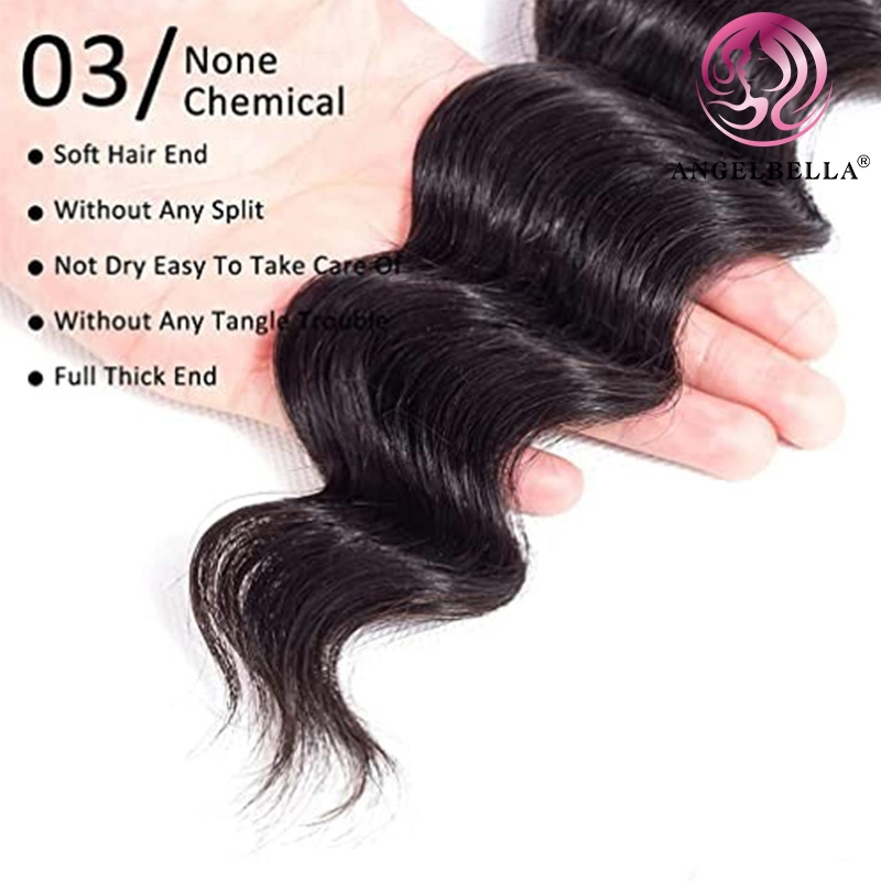 Angelbella Virgin Human Hair Sew in Weave China Wholesale/Supplier Brazilian Hair Weave Bundles