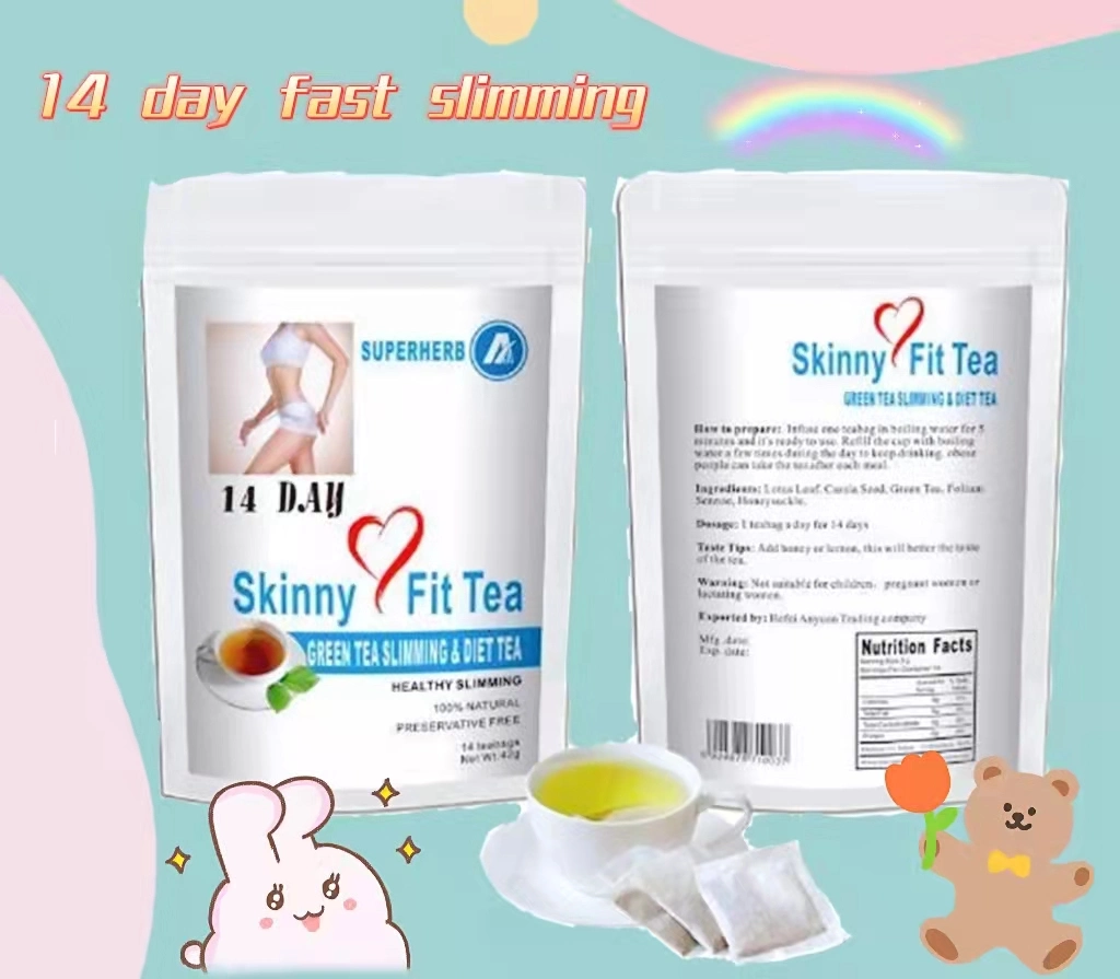 Чай с травами Slimming 14 дней Skinny&amp;Fit чай Потеря жира Сокращение быстро и эффективно продукты здравоохранения