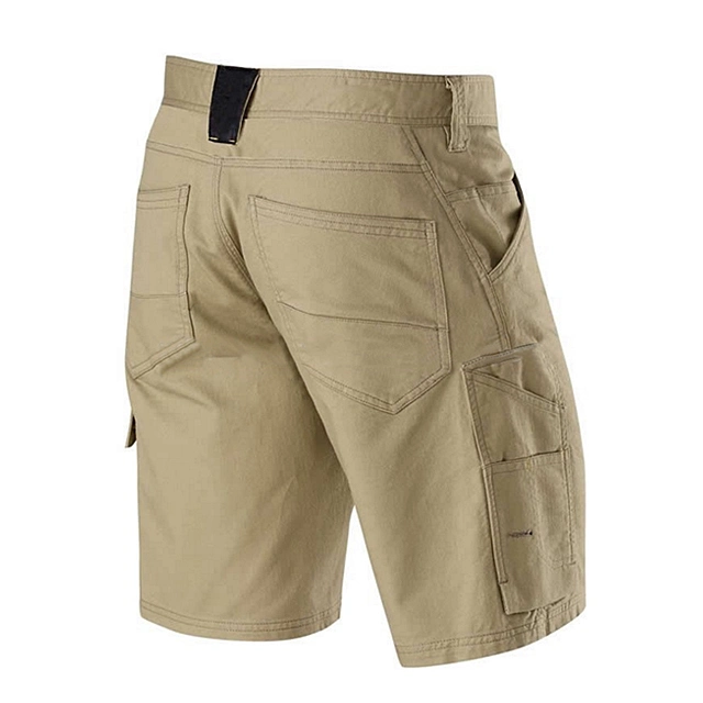 Multi Pocket Men Work Shorts Summer Cotton Cargo Shorts Men&prime; S Loose Working Pants