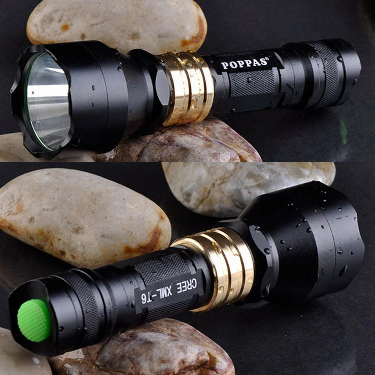 Aluminum Emergency Torch Xml T6 LED High Lumens LED Torch Flashlight