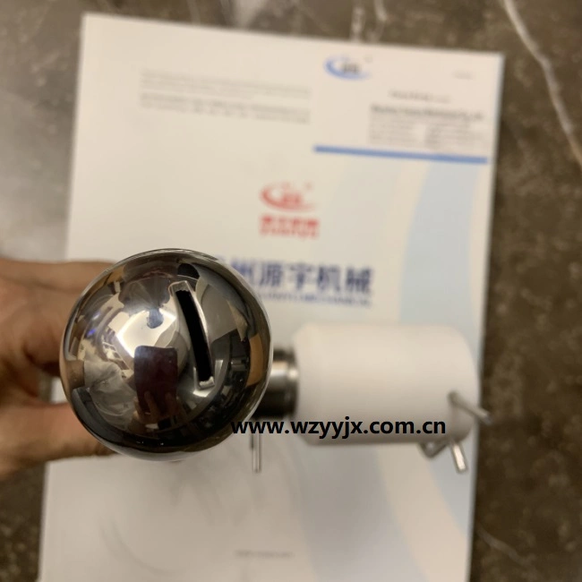 Stainless Steel T Rotary Cleaning Ball with PTFE for Tank