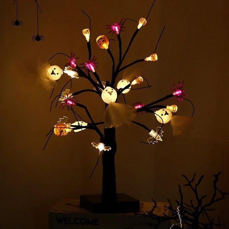 Battery USB Powered Indoor Party and House Tree Light for Halloween