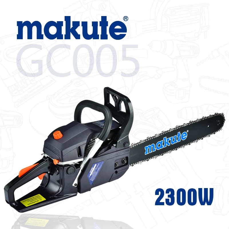 Makute Gasoline Chain Saw 52cc 20inch Bar Length Cutting Saw