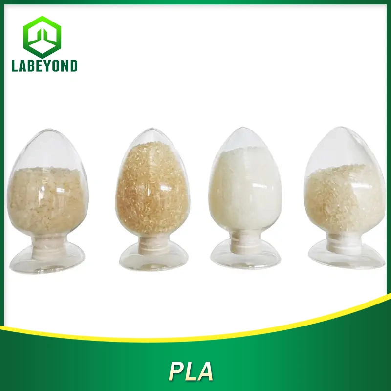 100% من المواد الخام البلاستيكية القابلة للتحلل البيولوجي الأحماض Polylactic Acid Pla