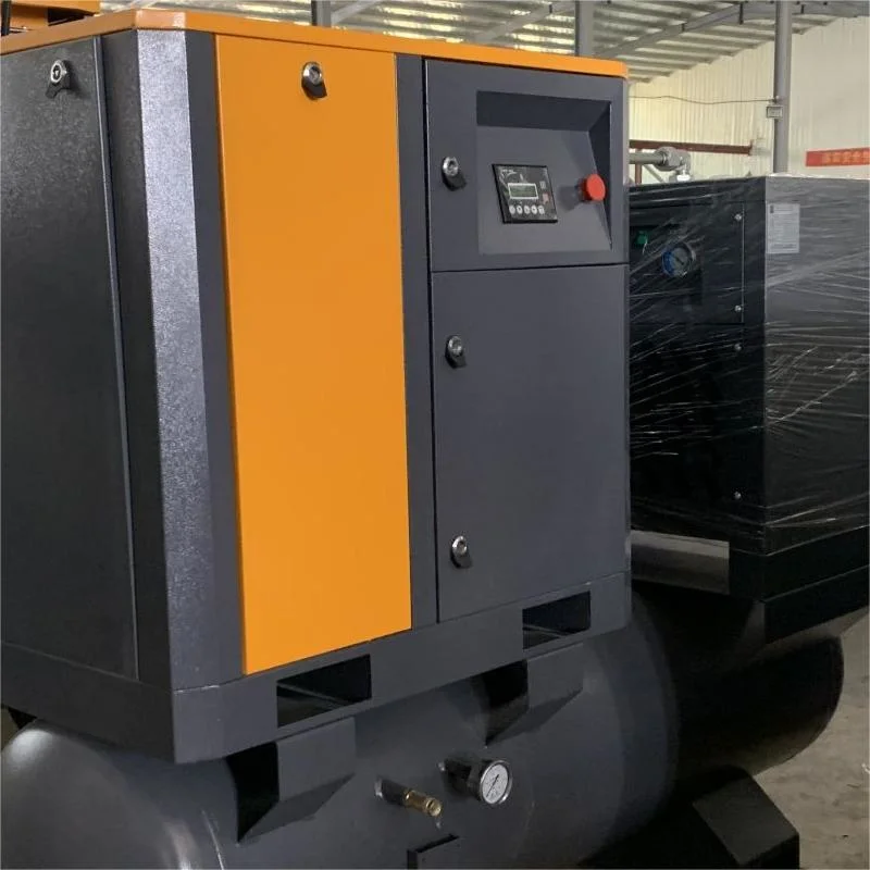 7.5kw 11kw 15kw 22kw IP55 Motor 8bar 10bar 12bar All-in-One Electric Oil-Less Portable Screw Industrial Air Compressor with CE ISO for Painting