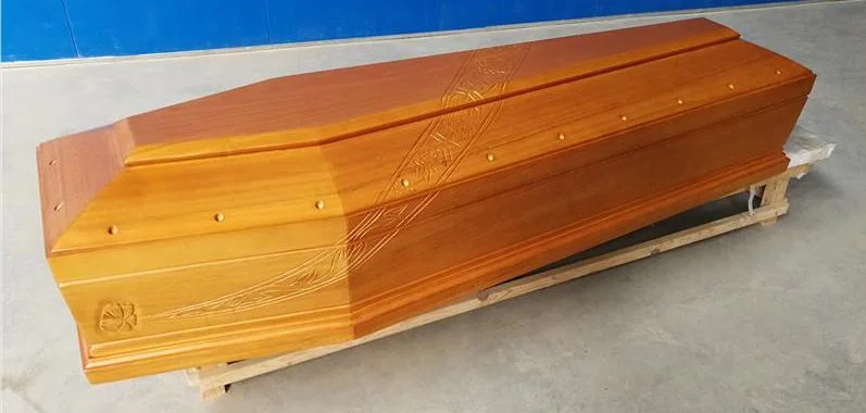 Manufacturer High quality/High cost performance Solid Wood Casket