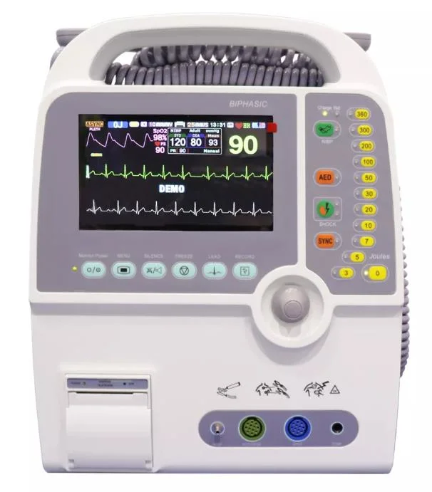 Emergency Room Clinictop Aed Portable Defibrillator with 12 Lead ECG