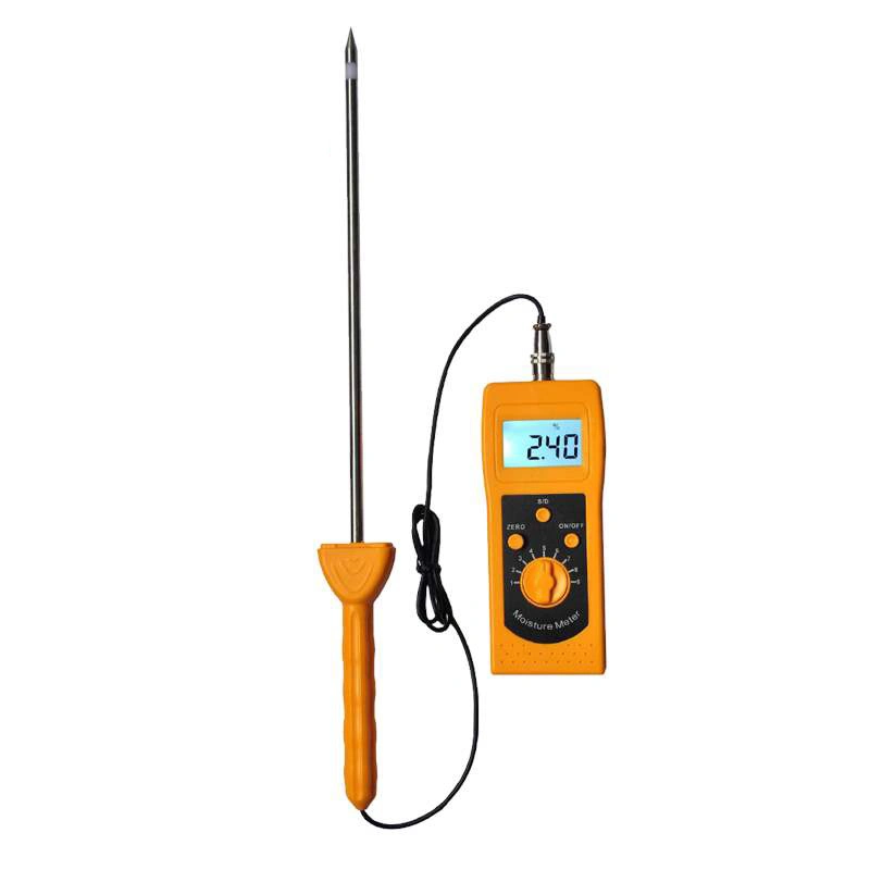 Portable Water Content Tester Soil Grain Probe Moisture Meter