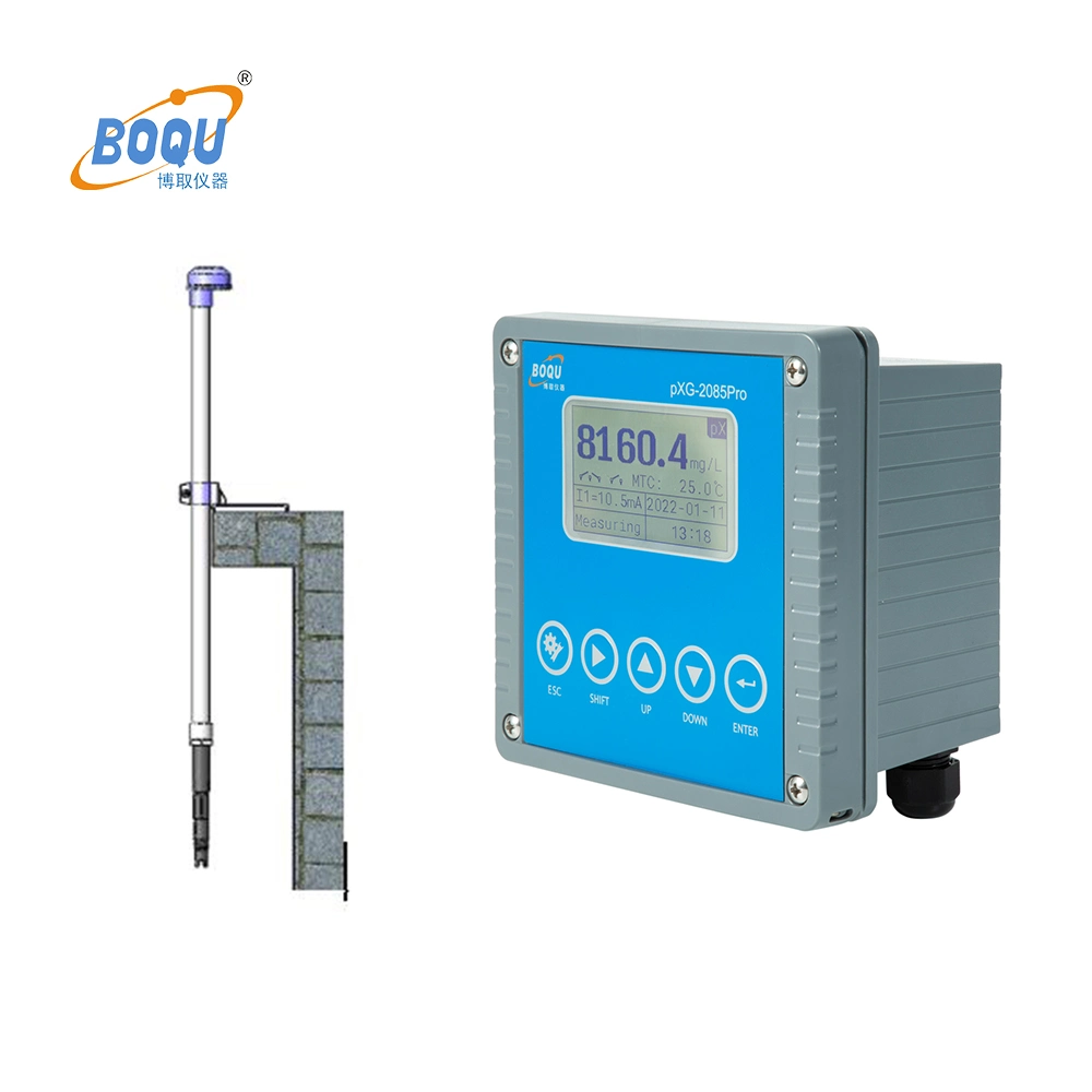 Boqu Pxg-2085PRO Online 4-20mA Output Ammonia Fluoride Chloride Potassium Nitrate Calcium Hardness Ion Analyzer Meter