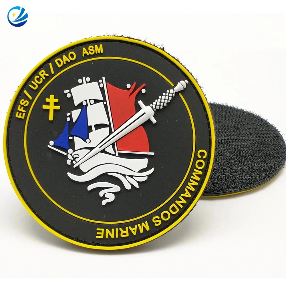 Eco-Friendly PVC Rubber, Embroidery Apparel Accessories Clothing label
