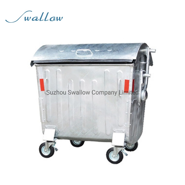 240L Outdoor Trash Receptacles Collection Garbage Bin