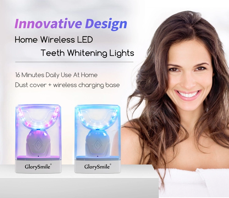 Glorysmile OEM Patented Design White Teeth Gift for Girl Home Use Teeth Whitening Custom Logo