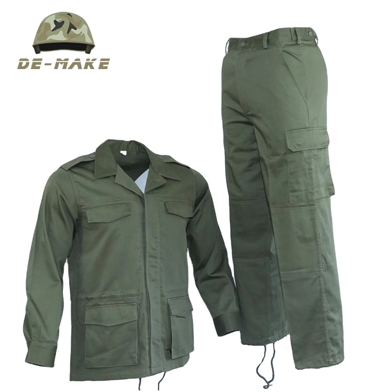 Bdu Military Camouflage Uniform Combat Uniform Breathable Olive Green and Rip-Stop Wholesale