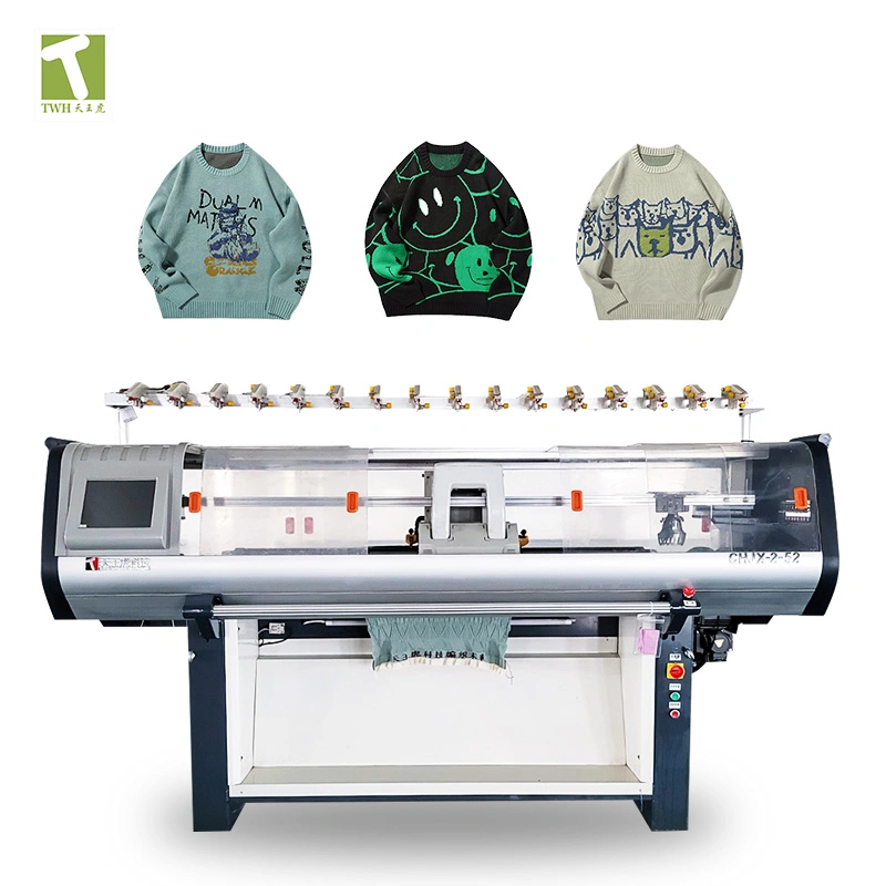 Factory High Speed Automatic Computer Simple Dual System Used Machinery Second Hand Flat Knitting Machine Price