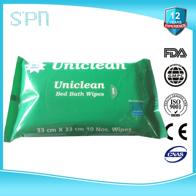 Special Nonwovens Private Label Moisturizing Antibacterial Patient Bath Disinfect Soft Universal Sanitising Cleaning Wipe Suitable for All Skin Types