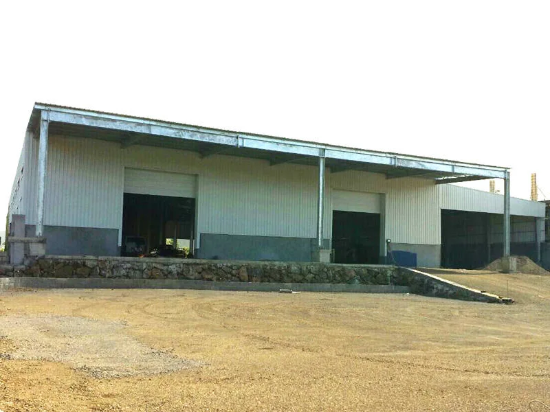 HDG Hot Dipped Galvanized Pre Engineered Prefab Steel Framed Storage Warehouse