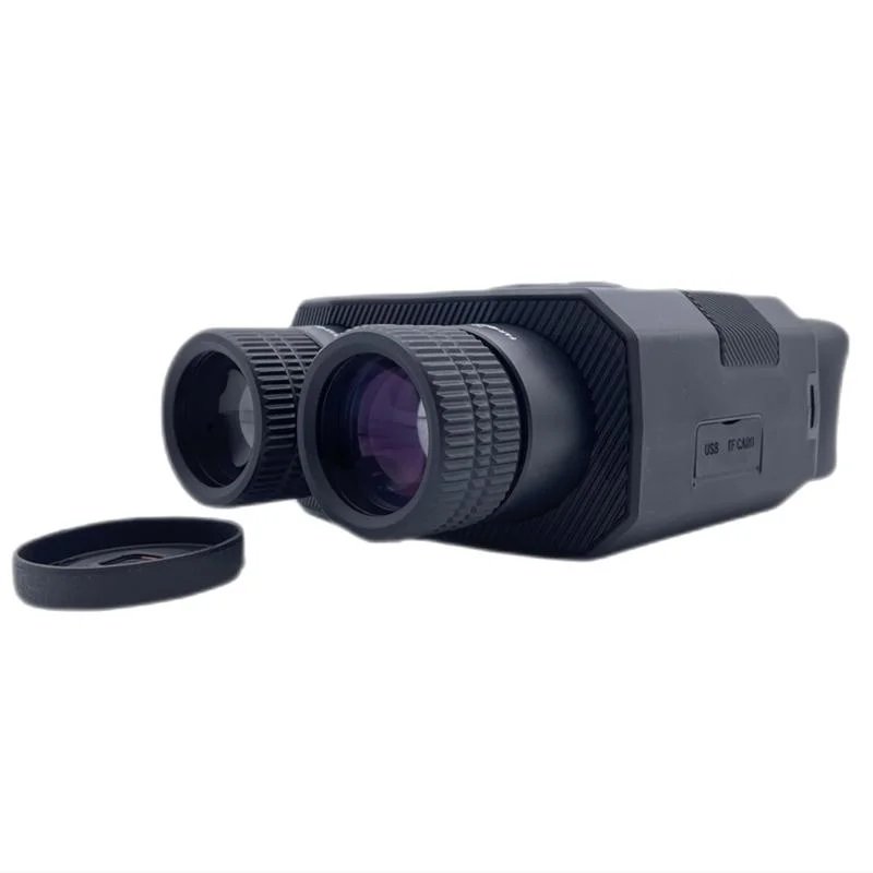 Night Vision Telescope Binoculars Camera 1280*720p 500m/547yard Zoomable IR LED 3.5" LCD Display with Free 16GB Micro SD Card