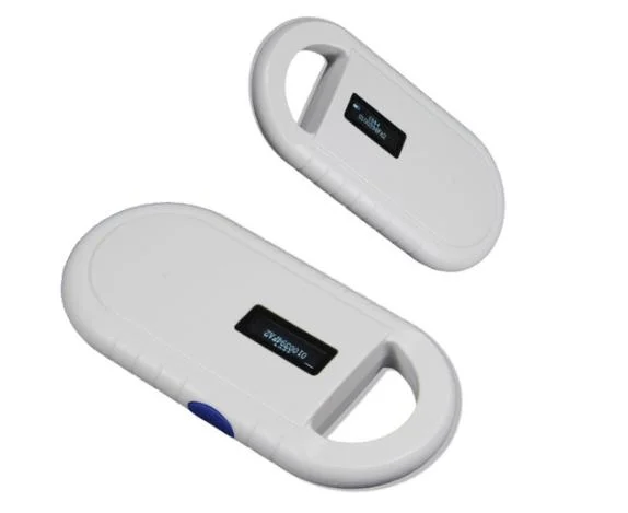 Inventar RFID Microchip Handheld Ear Tag Scanner Spritze Portable Reader Für Tierverfolgung