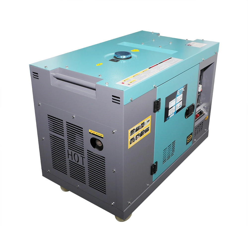 8kw Air Cooled Single Cylinder Silent Portable Soundproof Diesel Generator