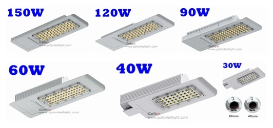 200W Halogen Lamp LED Replacement Die Cast Aluminium Street Light Body LED 60W