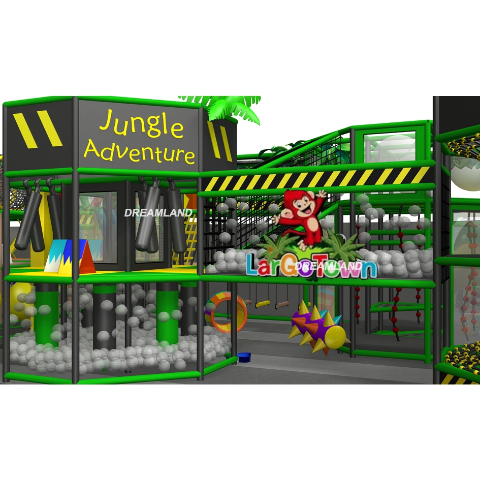 Entertainment Park Free Design Soft Play Equipment Children Big Indoor Playground