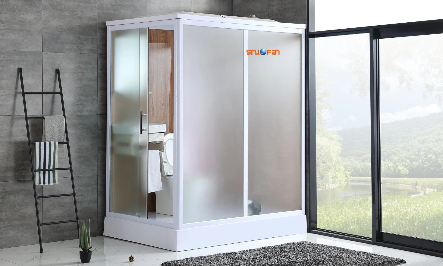 Portable Prefab All in One Bathroom for Hotel or Epidemic Bathroom