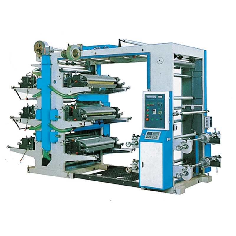 2023 New Style High Speed 6 Color Flexo Printing Machinery for Film