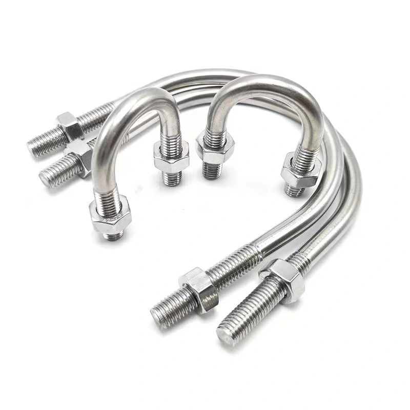 Non-Standard Customization A2-70 A4-70 Stainless Steel U-Bolt for Furniture Handles