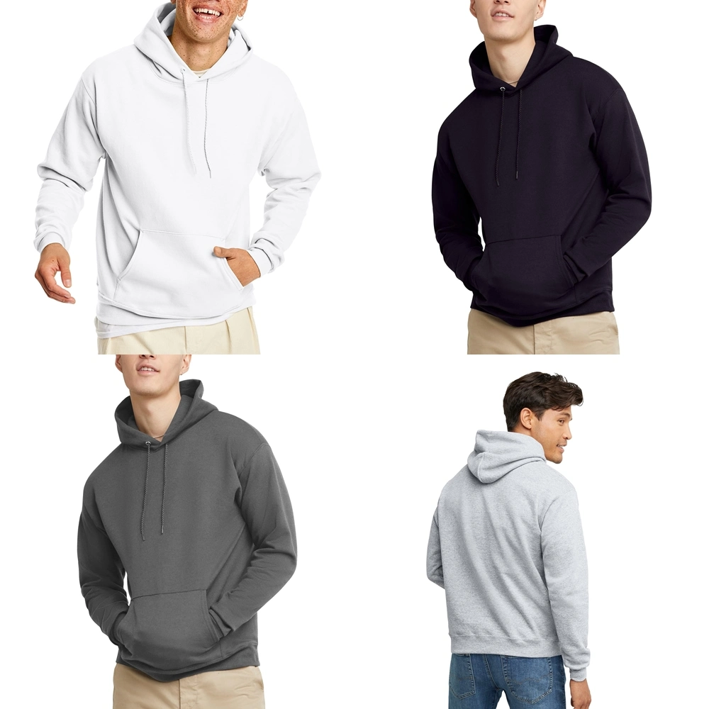 Sudadera con capucha EcoSmart para hombre, sudadera polar de peso medio, sudadera con capucha para hombre