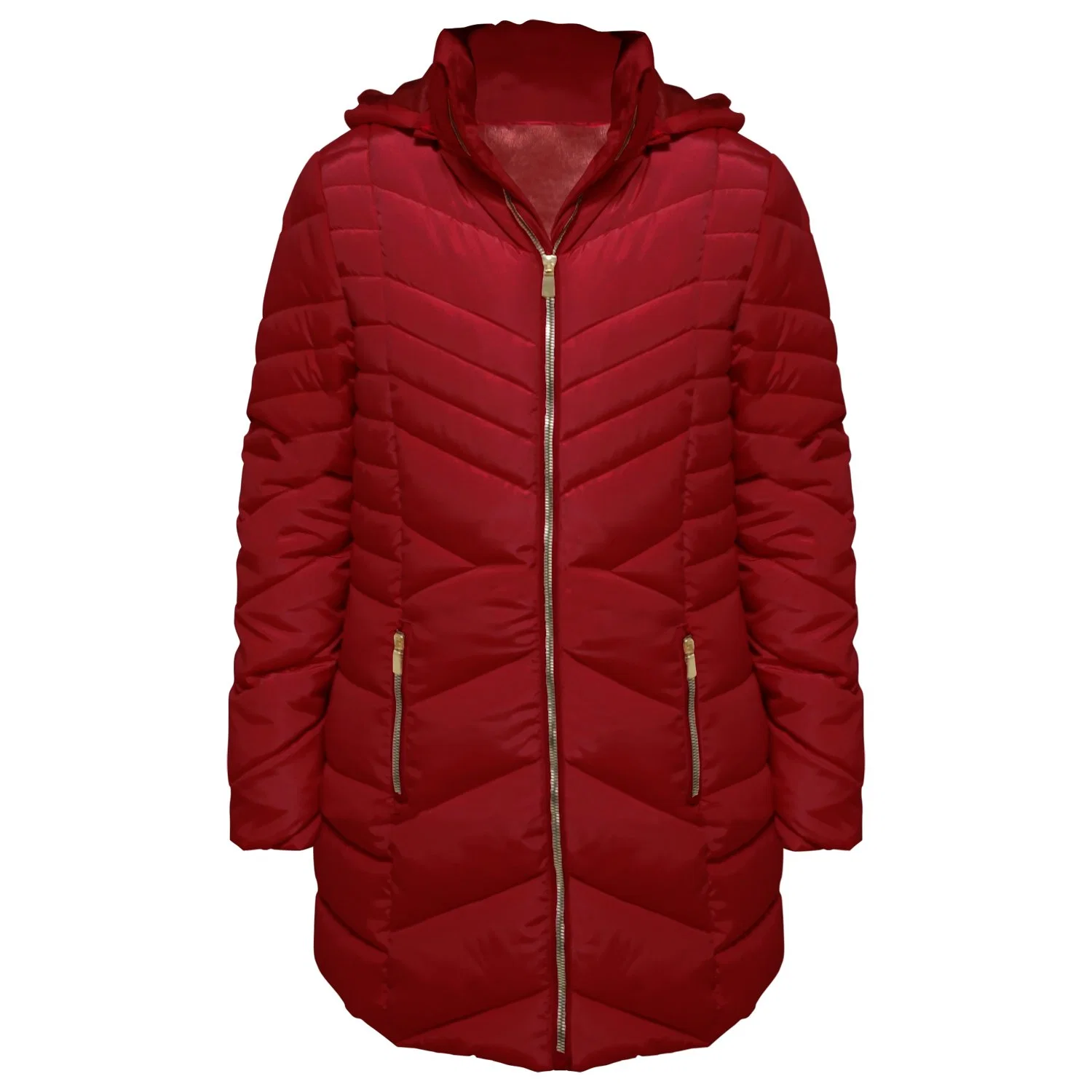 Women's Down Coat Full Zip Mulit Color