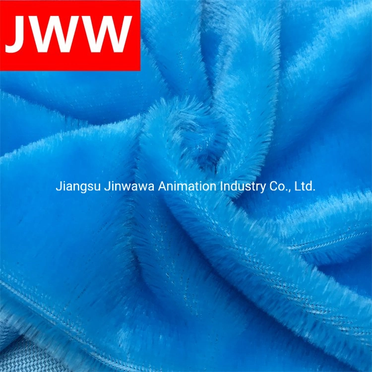 100% Polyester PV Plush Fake Fur Fabric for Making Soft Toy