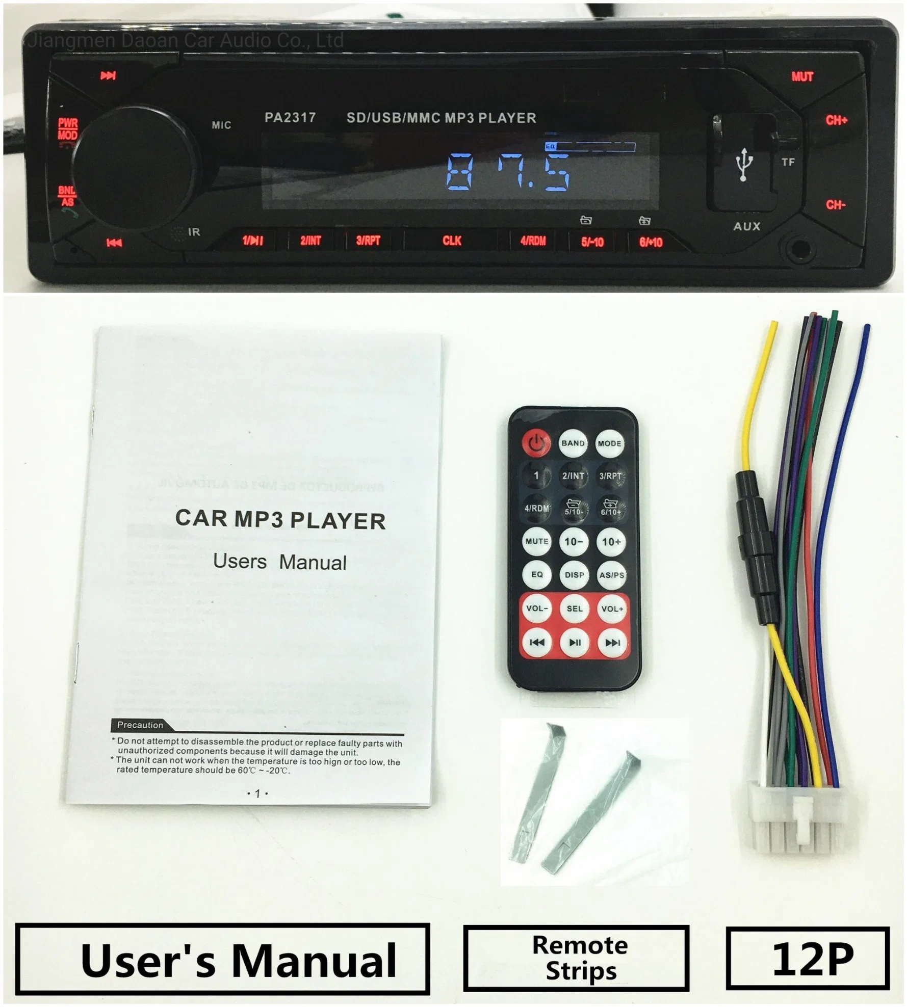 Consumer Electronics Car Multimedia MP3 Player mit RoHS-Zertifizierung