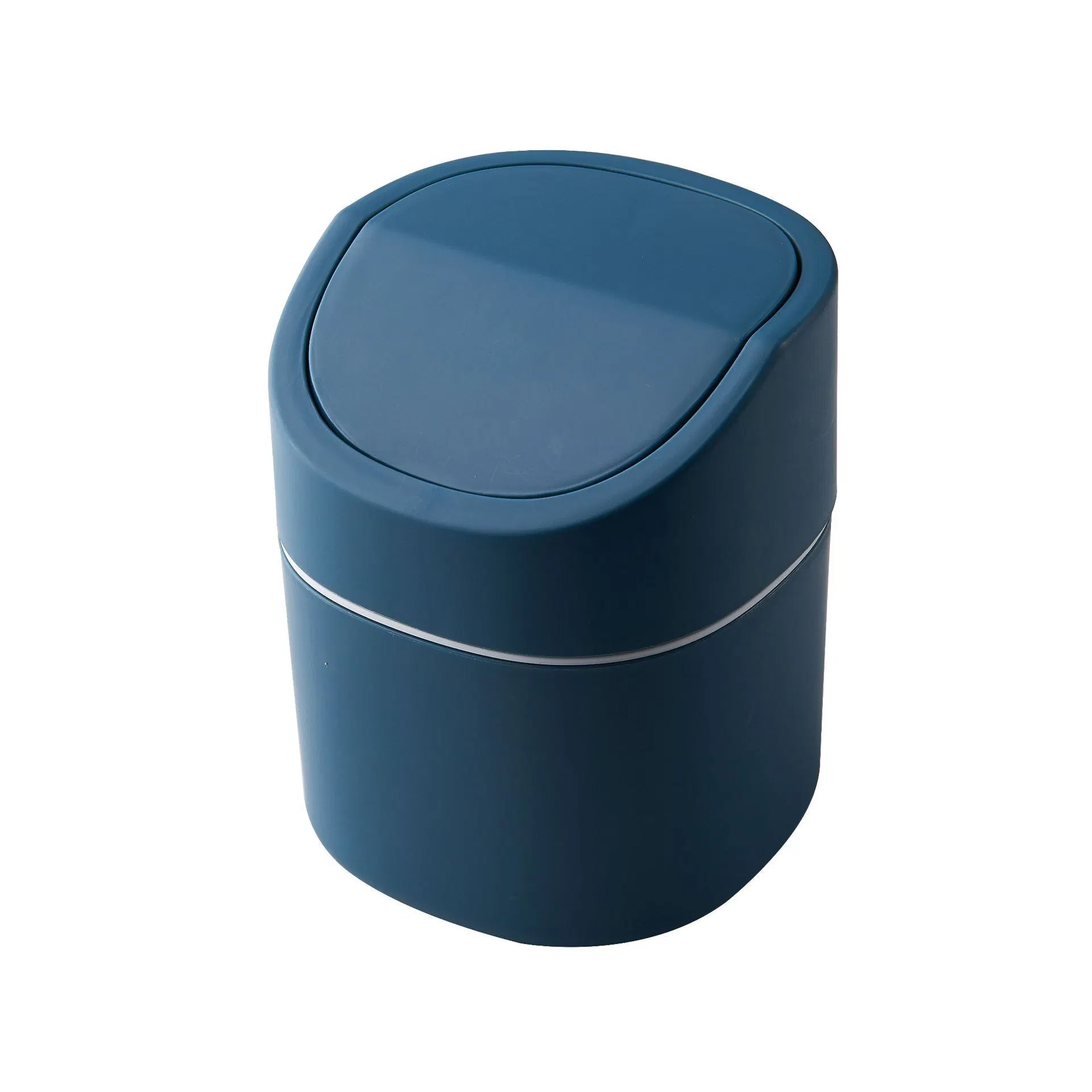 Mini Desktop Waste Bin Household Dresser Table Wastepaper Trash Can with Lid Wbb15924