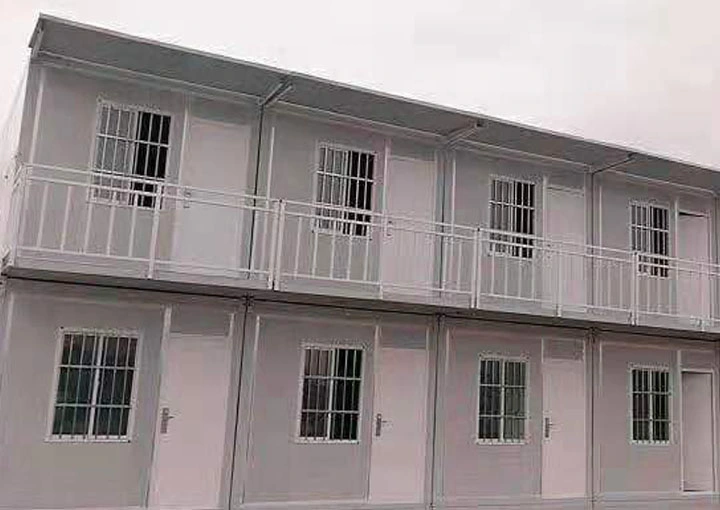 2 Story Living Container House Dormitory Light Steel Frame Villa Luxury