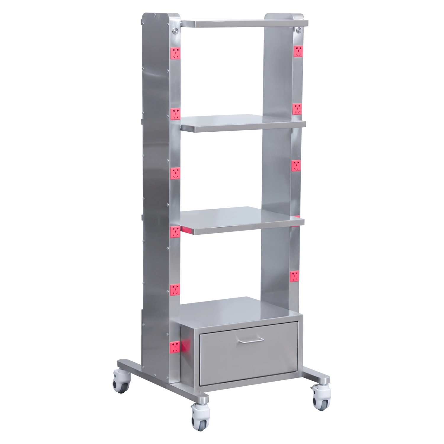 Hospital Instrument Delivery Treatment Trolley Medical ambulância Cart