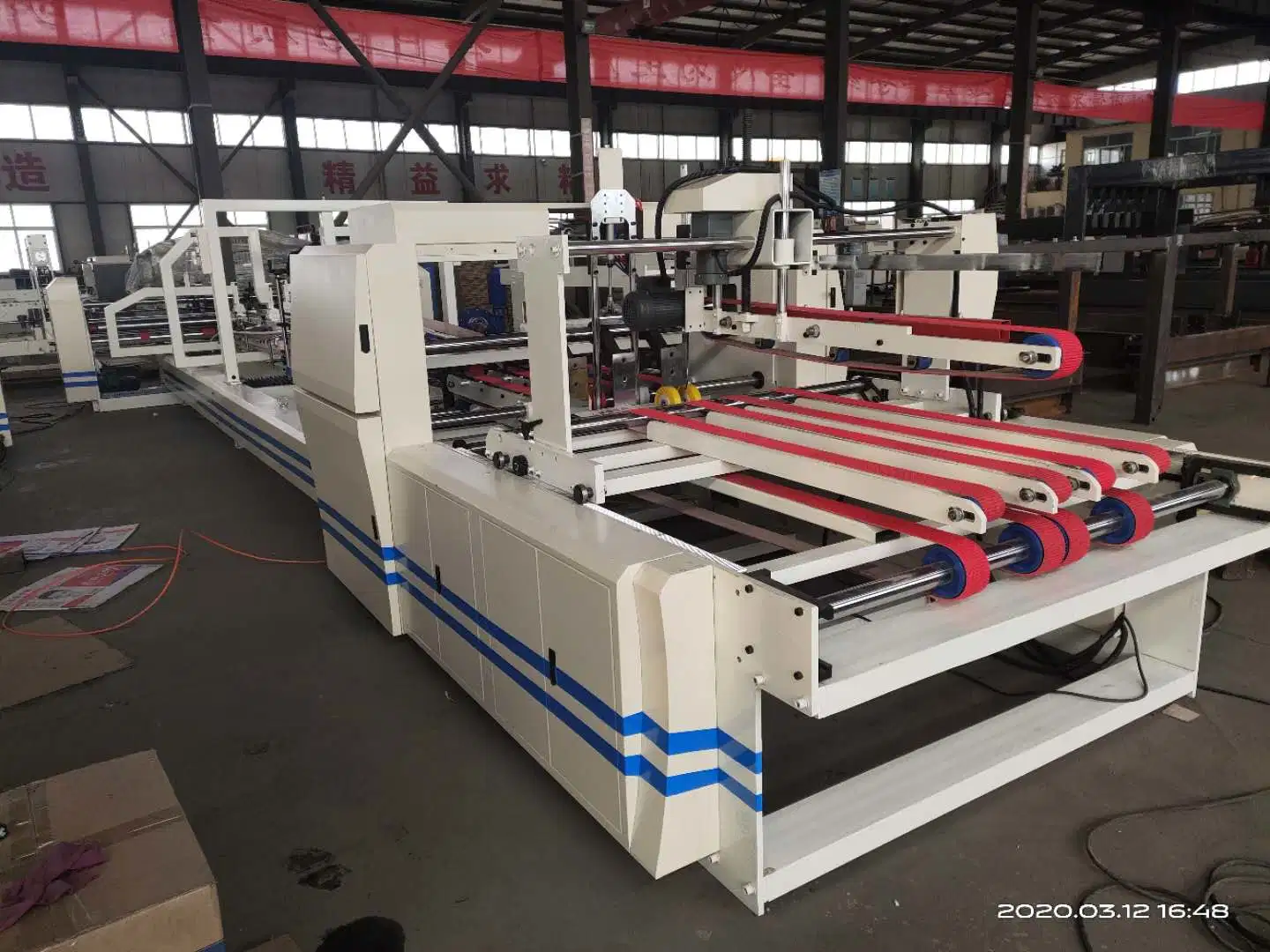 Mjzx-1 Automatic Gluer and Strapping Machine Automatic Folder and Gluer