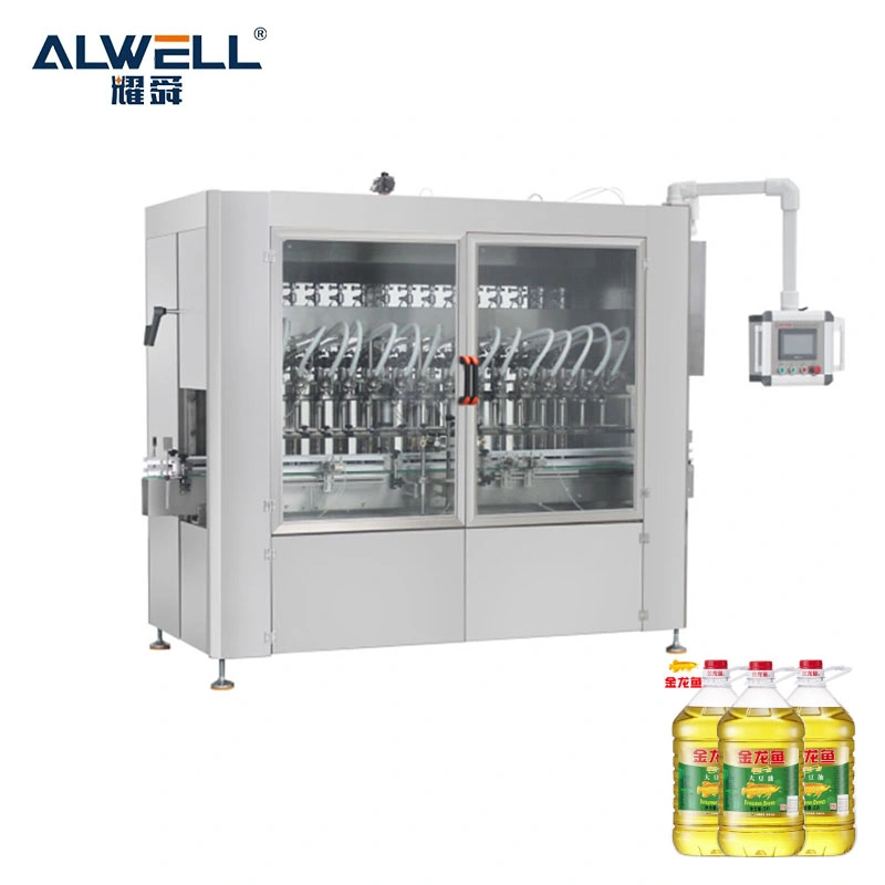 Factory Machines Edible Cooking Oil Filling Machine Refined Sunflower Oil Avocado Oil Filling Capping Labeling Line