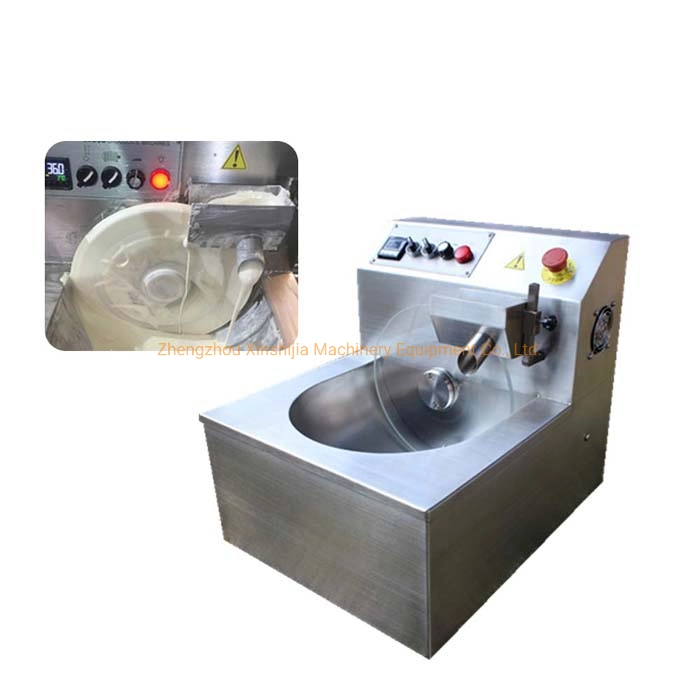 304 Stainless Steel Small 8kg Table Model Chocolate Melting Tempering Casting Moulding Forming Making Processing Machine with CE