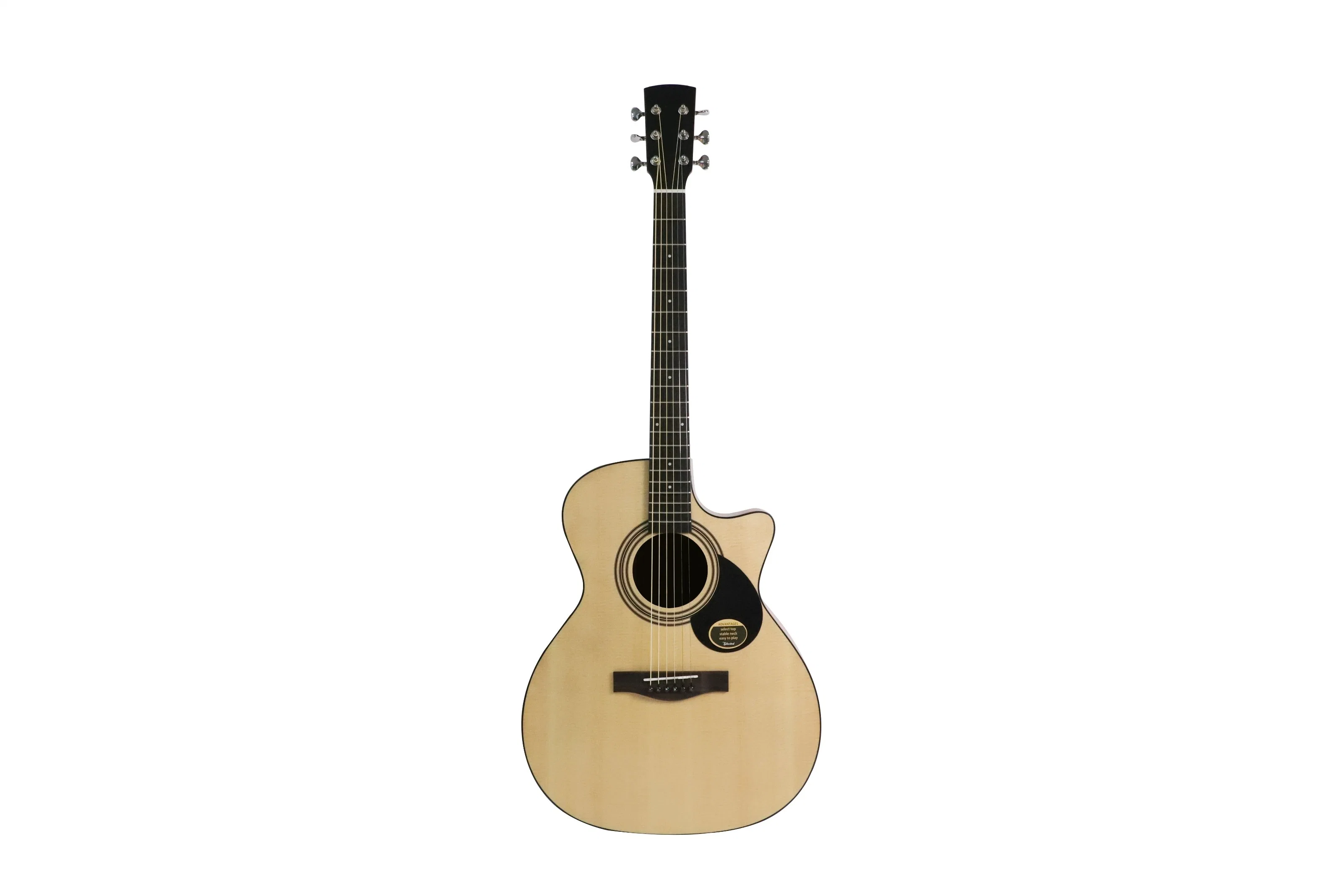 Guitare acoustique folk instruments de musique Spruce Top acajou contreplaqué