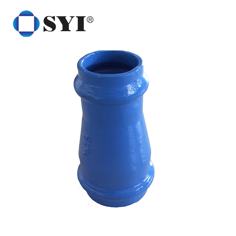 En545 Ductile Iron Pipe Fitting Double Socket 90 Degree Elbow for PVC Pipe