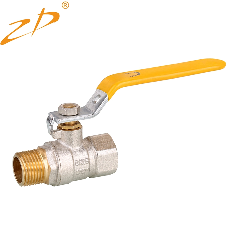 Wholesale/Supplier 1/2 Mini Gas Pipe Fittings Brass Ball Valve Long Handle Ball Valve