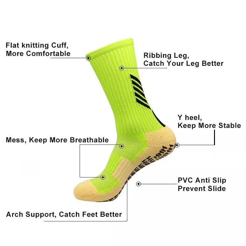 Men's Football Socks Sport Team Wear Custom Soccer Socks Sublimated Jersey Plain Breathable Football Jerseys Socks